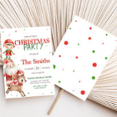 シークレットサンタトインデア小妖精や小人キッズクリスマスパーティー 招待状
