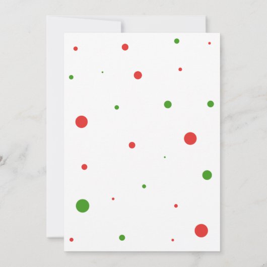 シークレットサンタトインデア小妖精や小人キッズクリスマスパーティー 招待状 (裏面)