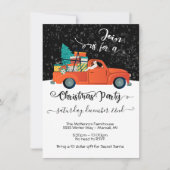 シークレットサンタトラッククリスマスツリーパーティー 招待状 (正面)