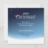 シークレットサンタパーティの招待状 招待状 (裏面)