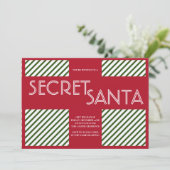 シークレットサンタフェスティバル贈答品交換クリスマスパーティー 招待状 (スタンド正面)