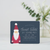 シークレットサンタホリデーギフト交換パーティー 招待状 (スタンド正面)