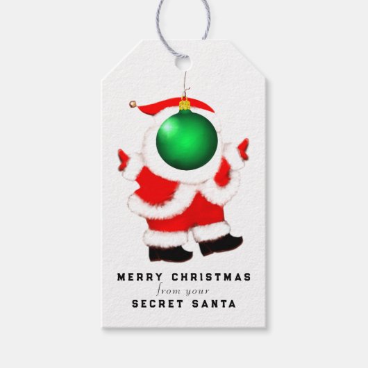 シークレットサンタ ギフトタグ (正面)