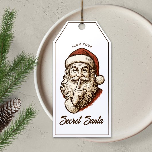 シークレットサンタ クリスマス ギフトタグ