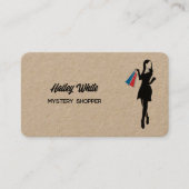 シークレットサービスのミステリーショッパーの名刺 名刺 (正面)