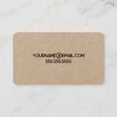 シークレットサービスのミステリーショッパーの名刺 名刺 (裏面)