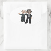 シークレットサービス 楕円形シール (バッグ)