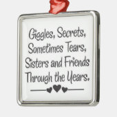 **シークレットシェアード**シスターORMANENT メタルオーナメント (左)