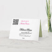 シークレットシスターアップル開花カカスタマイズード –  カード (裏面)