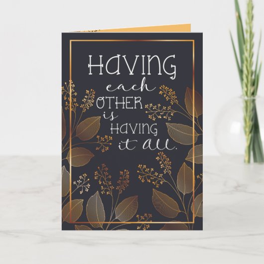 シークレットシスターハッピーアニバーサリー カード (正面)