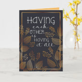 シークレットシスター ハッピーアニバーサリー カード (黄色い花)