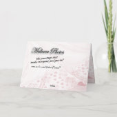 シークレットシスター - ローズ&レース - どんな行事にも カード (裏面)