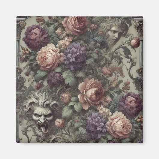 シークレットソシティー開花らせん状 – ゴシック マグネット (正面)