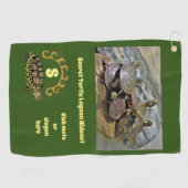 シークレットタートラグーンHideoutフォトモノグラム ゴルフタオル (横)