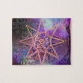 シークレットネブラスターマエレガントップマンダラ紫 ジグソーパズル (横)