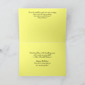シークレットパルハッピーバースデーバラコラージュイエロー カード (内部)