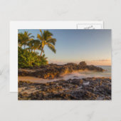 シークレットビーチハワイハガキ ポストカード (正面/裏面)