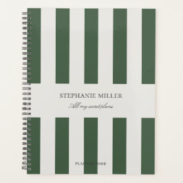 シークレットプランは緑 プランナー手帳