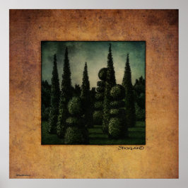 シークレットムーンライズガーデンアート ポスター