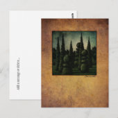 シークレットムーンライズガーデンアート ポストカード (正面/裏面)