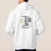 シークレットメッセージバーコードTシャツ パーカ (裏面)