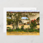 シークレットメモリーガーデンモントレーカリフォルニアポストカード ポストカード (正面/裏面)