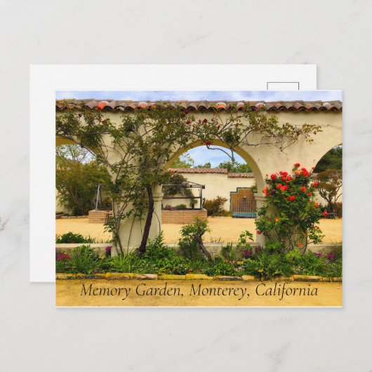 シークレットメモリーガーデンモントレーカリフォルニアポストカード ポストカード (正面/裏面)