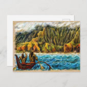 シークレットラウナパリコーストカウアイ ポストカード (正面/裏面)