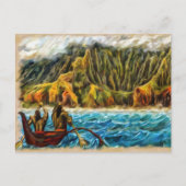 シークレットラウナパリコーストカウアイ ポストカード (正面)