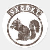 シークレットリス- 動揺して -タイプ1 ラウンドシール (正面)