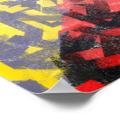 シークレットルーム抽象芸術オリジナルアートバイエリザベラ ポスター (角)