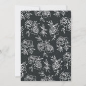 シークレット庭園の結婚式招待状 | インク 招待状 (裏面)