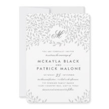 シークレット庭園の結婚式 – グレー