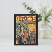 シークレット・サービス・オペレーター5 - 1938年9月10日a_Pulp Art ポストカード (スタンド正面)
