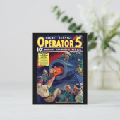 シークレット・サービス・オペレーター5 - 1939年5月6日a_Pulp Art ポストカード (スタンド正面)