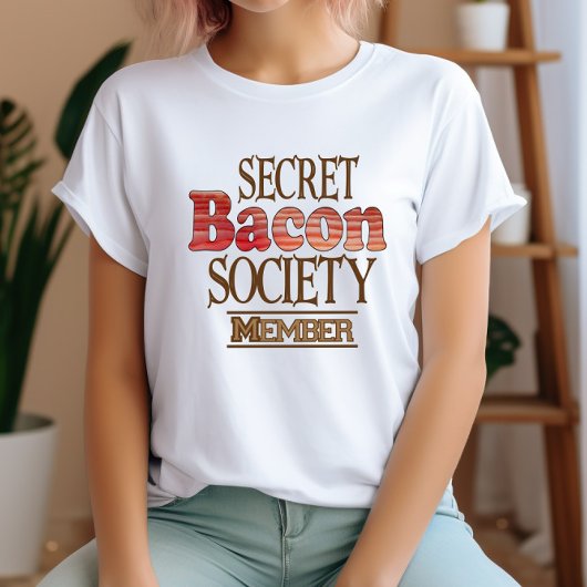 シークレット・ベーコン・ソサエティ会員 Tシャツ