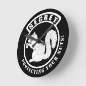 『シークレット·リス·パ保護ッチ』 ラウンド壁時計 (傾斜)