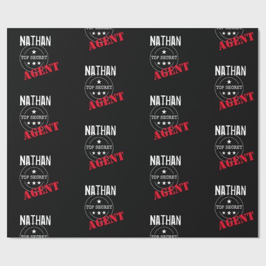 シークレッパーソナライズされたトエージェント ラッピングペーパー (フラット)