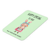 シークレッパーソナライズされたトバディハッピー春フレキシブル マグネット (左側)