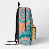 シークールグガーリーリーンピーチイエロー絞り染めティーンズ プリントバックパック (左)