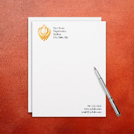 シーク教のシンボル レターヘッド