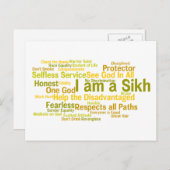 シーク教のポストカードです ポストカード (正面/裏面)