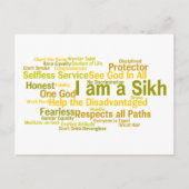 シーク教のポストカードです ポストカード (正面)