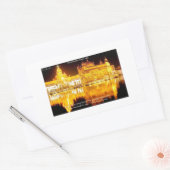 シーク教インドの黄金の寺院ギフト&ティー 長方形シール (封筒)