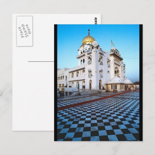 シーク教寺院 ポストカード (正面/裏面)