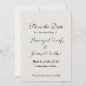 シーク結婚ズ対イラストレーション セーブザデート (裏面)