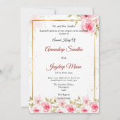 シーク結婚式招待状パンジャビ結婚式招待状 招待状 (裏面)