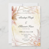 シーク結婚式招待状結婚シークのカードパンジャビ 招待状 (裏面)