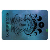 シーク調和ゼンカエル マグネット (横)