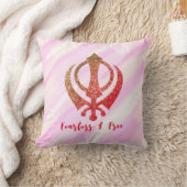 シーク・カンダ「Fearless & Free」 クッション (ブランケット)